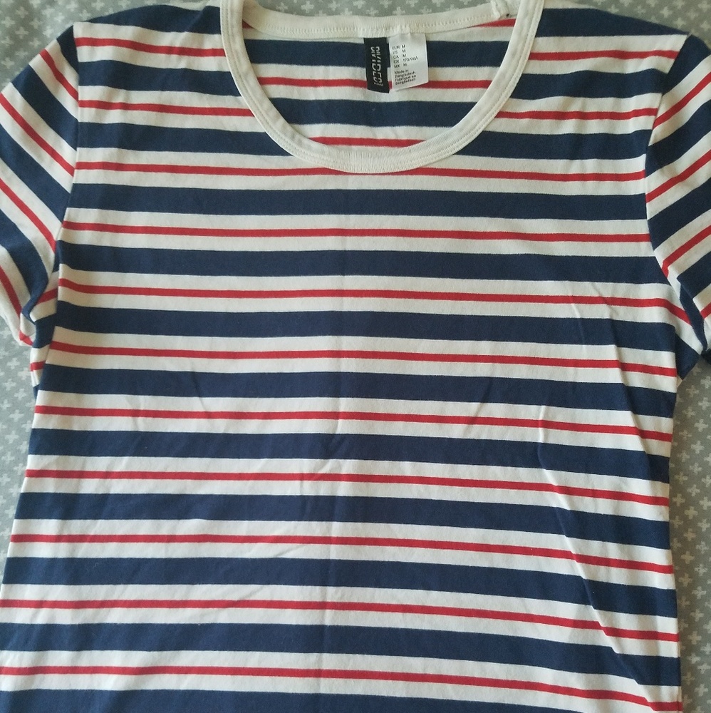 Divided Striped Shirt